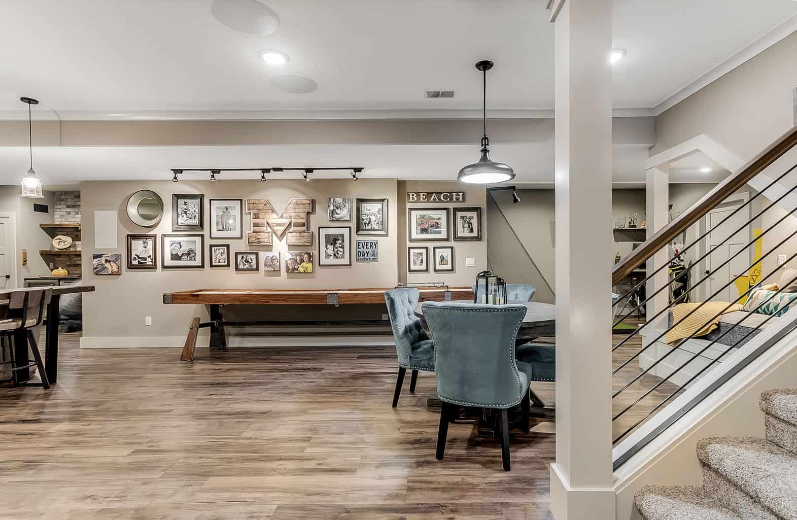 Modern Family Basement | Bay Area Contracting